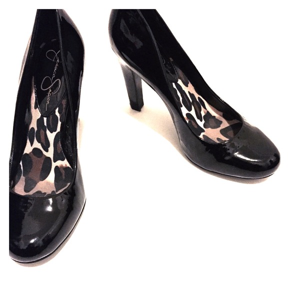Jessica Simpson black patent leather shoes!