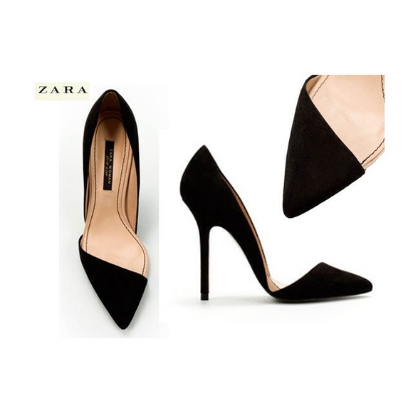 Zara Asymmetrical Court Shoe