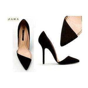 Zara Asymmetrical Court Shoe