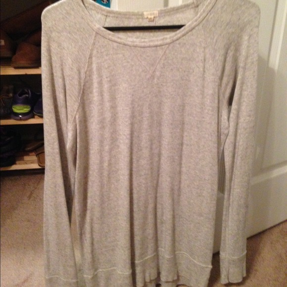 J crew long sleeve pullover/shirt.