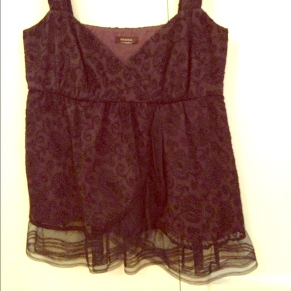 Tocca lace top