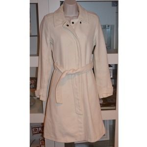 Beige Old Navy long coat