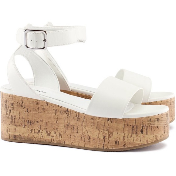 White Platform Sandals