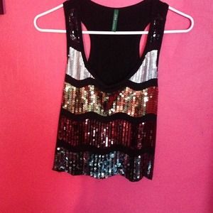 Sequin top