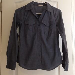SOLD!!! Loft Petites xxsp chambray top