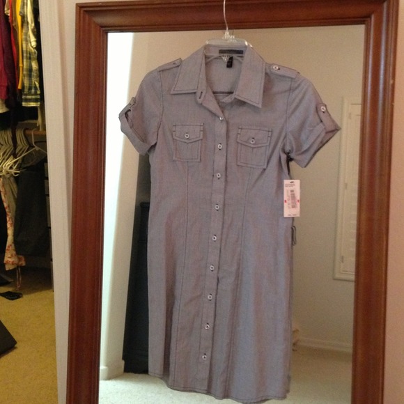 Jessica Simpson t-shirt dress. Blue & white. XS.