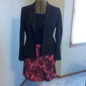 Ann Taylor loft bubble elastic top skirt