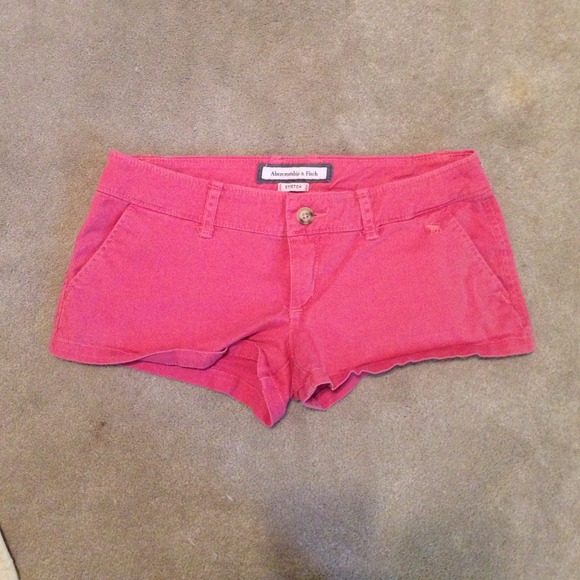 Light red Abercrombie and Fitch shorts