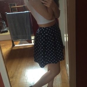 Polka dot and Aztec skirt bundle