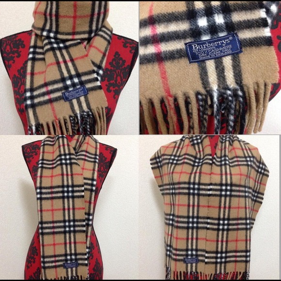 😊SOLD😊Authentic Burberry 100%Cashmere Scarf