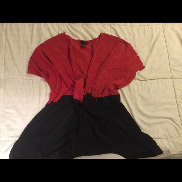 Lane Bryant Blk/Red top