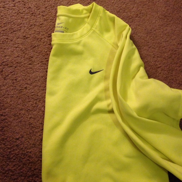 Lime green Nike therma fit