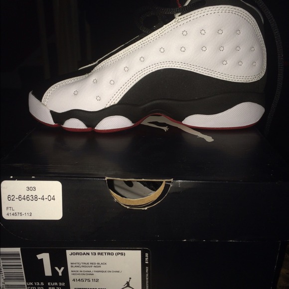 SOLD ON TOTSPOT Retro Jordan 13's - Picture 2 of 2