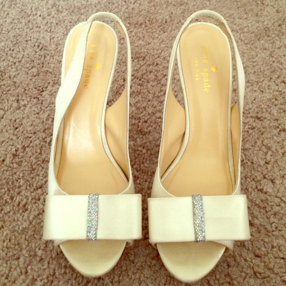 ❤️Reduced❤️Beautiful Kate Spade Wedding Shoes!!!