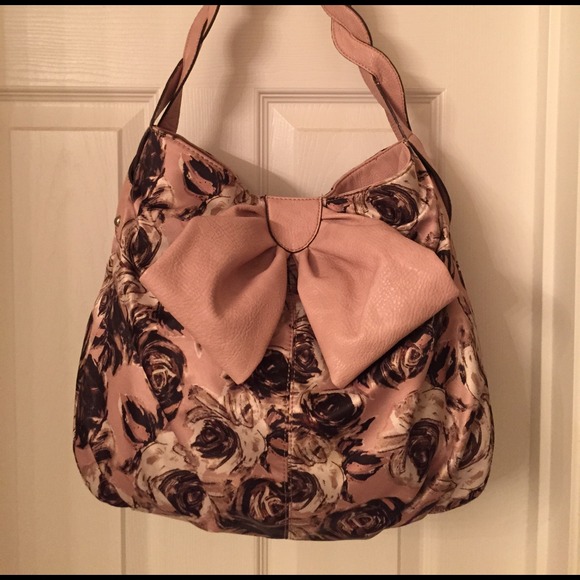 Jessica Simpson Handbags - Jessica Simpson Pink Brown Shoulder Bag