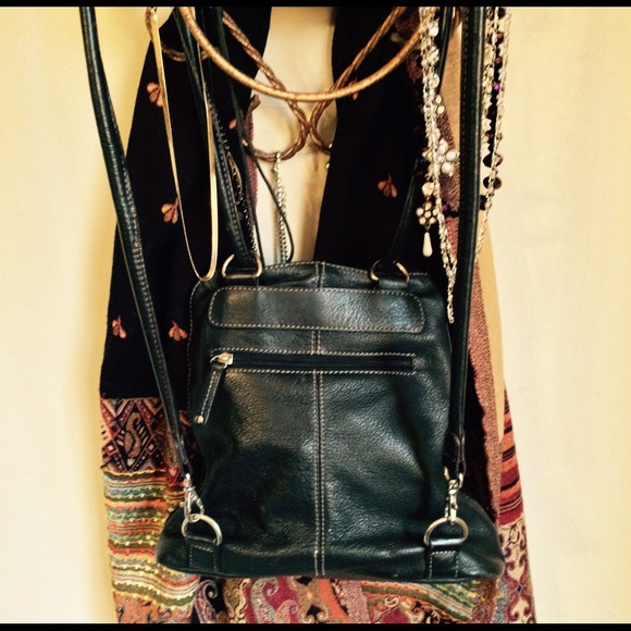 Clark's "Signature" leather backpack/purse