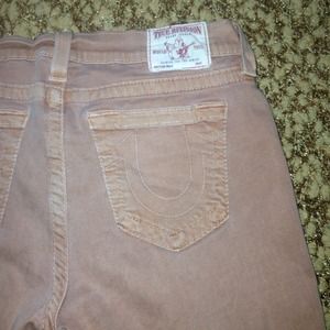 pink true religion denim