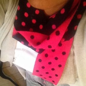 Polka dot scarf