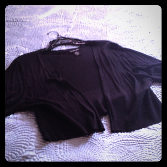 Pretty black cover up shrug