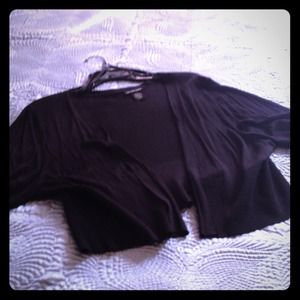 Pretty black cover up shrug