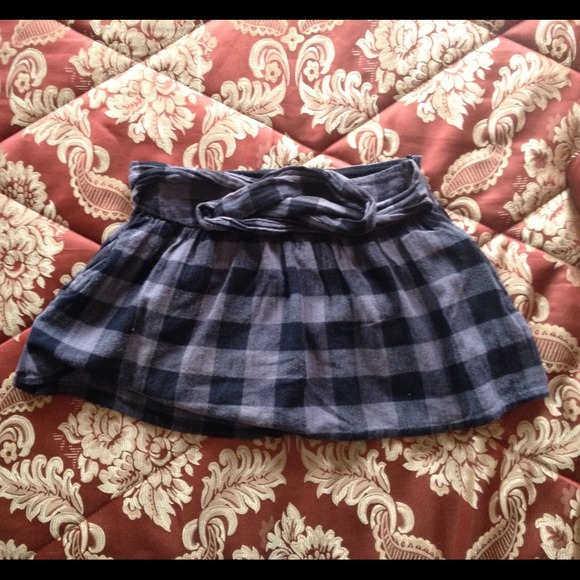 Charlotte Russe Dresses & Skirts - Plaid Cotton Charlotte Russe Skirt