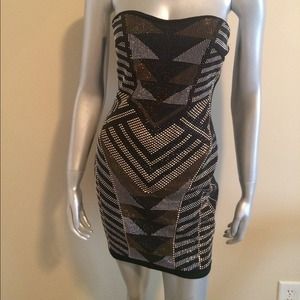 Strapless Black Dress with Excellent Design