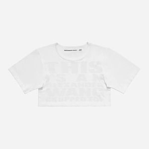 Alexander Wang X H&M White Crop Top