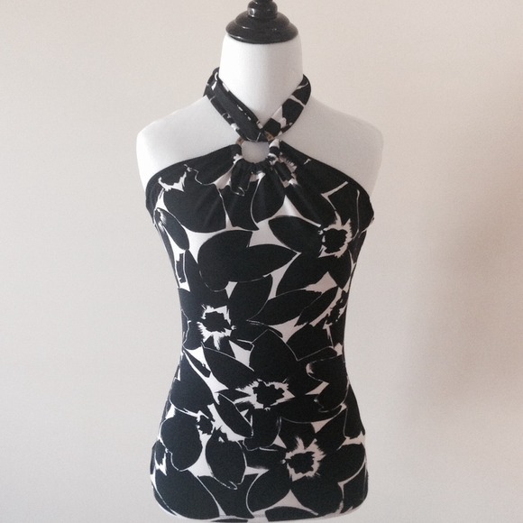 Michael Kors Tube Top with Neck Tie