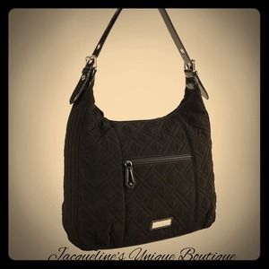 💰SOLD💰🌷Vera Bradley🌷  Black Elit Hobo Purse