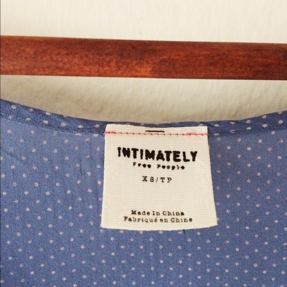 💌SOLD💌 Free People Trapeze Slip in Blue - Picture 4 of 4