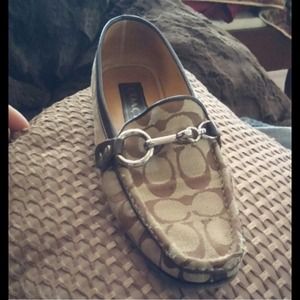 Stylish casual signature Coach loafers...🔥🔥💥