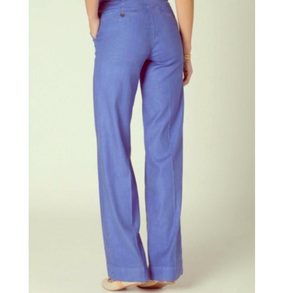 blue jones wide leg pants