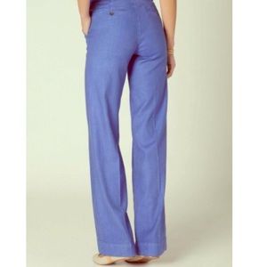 blue jones wide leg pants
