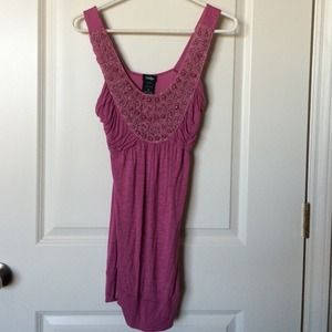 Juniors pink dress