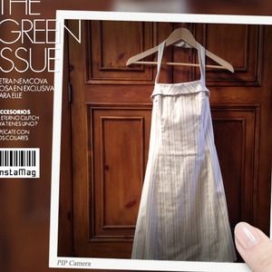 A line halter sundress