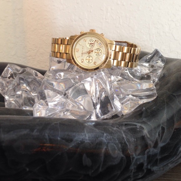 Michael Kors Gold Watch Authentic - SOLD