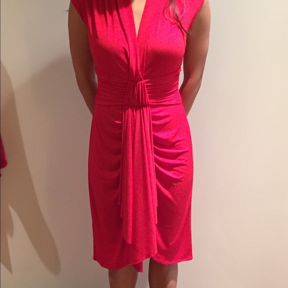 Burnt Red Semi-formal dress for work or for play