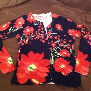 Floral cardigan