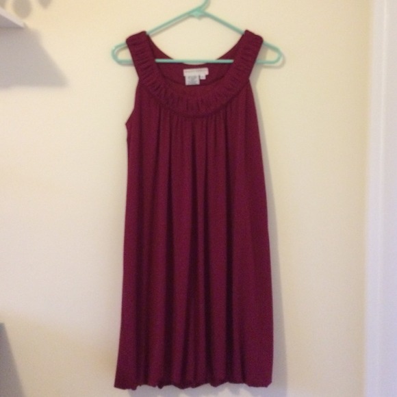 Maggie London petite 6p raspberry dress