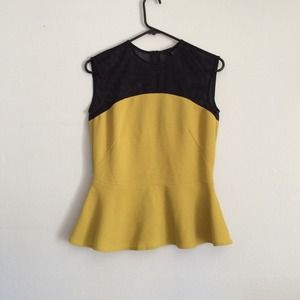 Yellow H&M Blouse