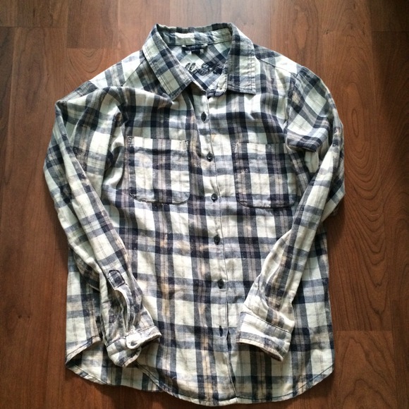 Distressed flannel