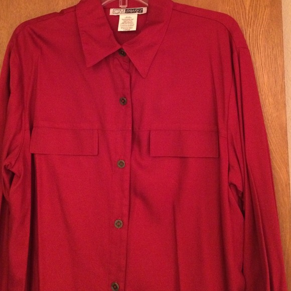 Brickish Red top - Picture 2 of 3