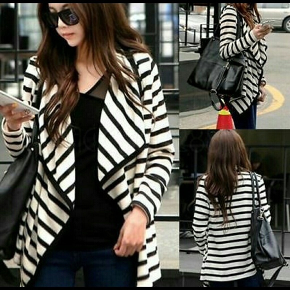 -Reserved- Striped Cardigan