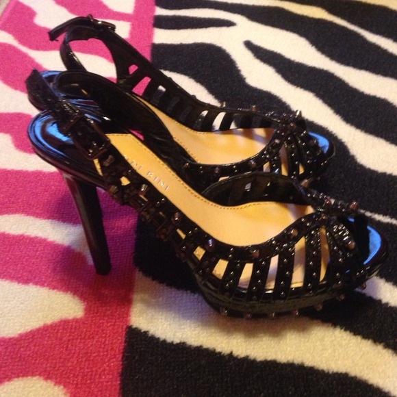 Black Studded Heels