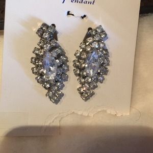 Vintage clip on earrings