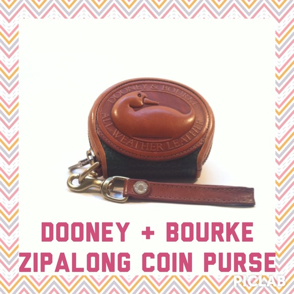 🌟Dooney All Weather Leather Zipalong Coin Purse
