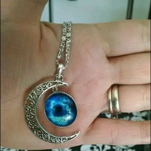 New blue Galaxy Necklace