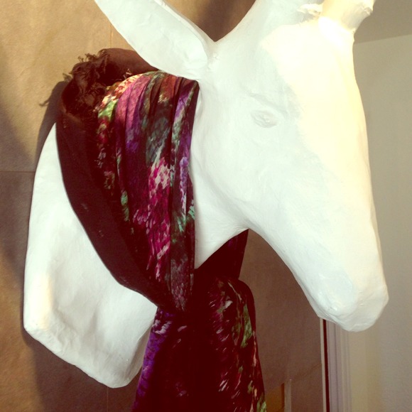 Authentic Alexander McQueen Scarf - Abstract Skull