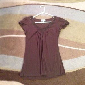 Cute brown top