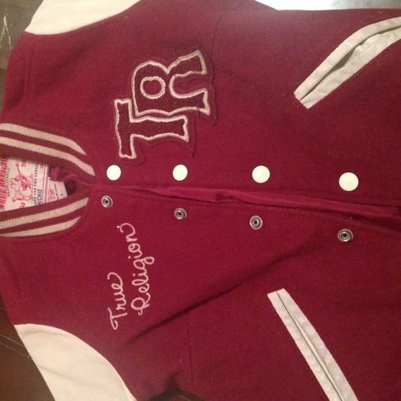 True Religion Jackets & Blazers - True religion varsity jacket  (Authentic)